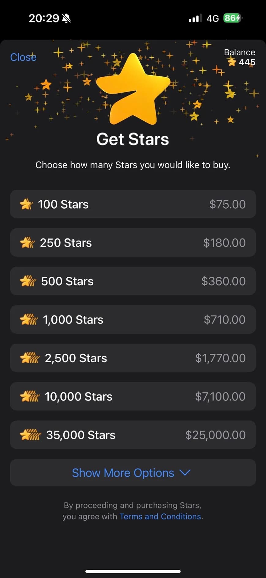 Telegram Stars